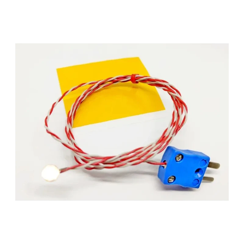RS PRO XQ Type K Copper Disc Thermocouple, 2 m Cable, 1 mm Probe, 0–200 °C, Miniature Plug 239-4677