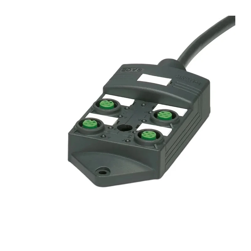 Phoenix Contact SACB Series I/O Module, 4 Port, IP65, Polybutylene Terephthalate, 24V DC 1097602