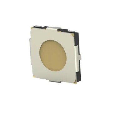 TE Connectivity Black Tactile Switch, Top Actuator, SPST, Surface Mount, 50mA, J Bend, MSLPT5252AL3TR