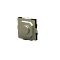 TE Connectivity Round Black Tactile Switch, SPST On-Off, Surface Mount, 50mA, 5.2x5.2mm MSLPT5252BL2MTR