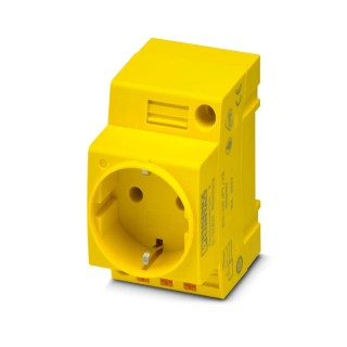 Phoenix Contact Plug Socket DIN Rail Yellow 1068067
