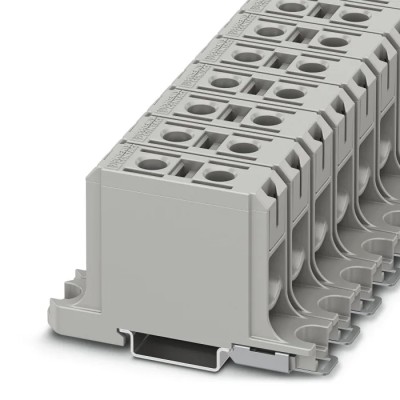 Phoenix Contact UBAL 50 Series High Current Connector 1086465, Grey, 6mm², 1-Level, Screw, 2 Positions, 1kV 145A