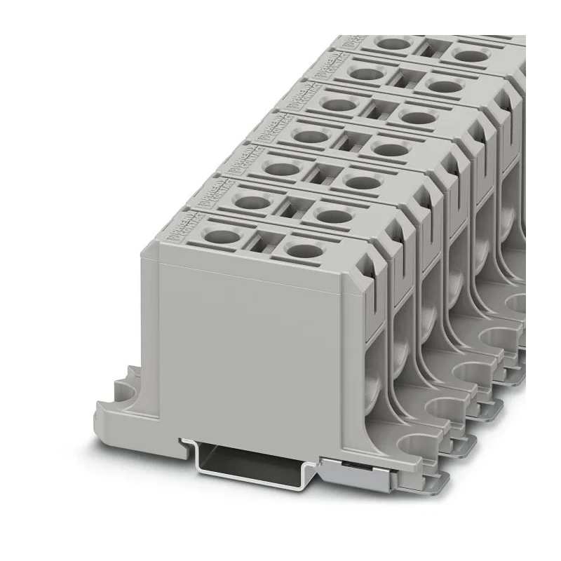 Phoenix Contact UBAL 50 Series High Current Connector 1086465, Grey, 6mm², 1-Level, Screw, 2 Positions, 1kV 145A