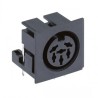 Lumberg 8 Pole Right Angle Standard DIN Socket, PCB Female, DIN 45326, 4A, 24V ac 0105 08-1