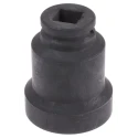 SKF 3/4 in Drive 65 mm Locking Socket Square, Alloy Steel, Black Oxide Finish, 63.0mm Overall Length TMFS 9