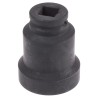 SKF 3/4 in Drive 65 mm Locking Socket Square, Alloy Steel, Black Oxide Finish, 63.0mm Overall Length TMFS 9