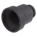 SKF 3/4 in Drive 65 mm Locking Socket Square, Alloy Steel, Black Oxide Finish, 63.0mm Overall Length TMFS 9