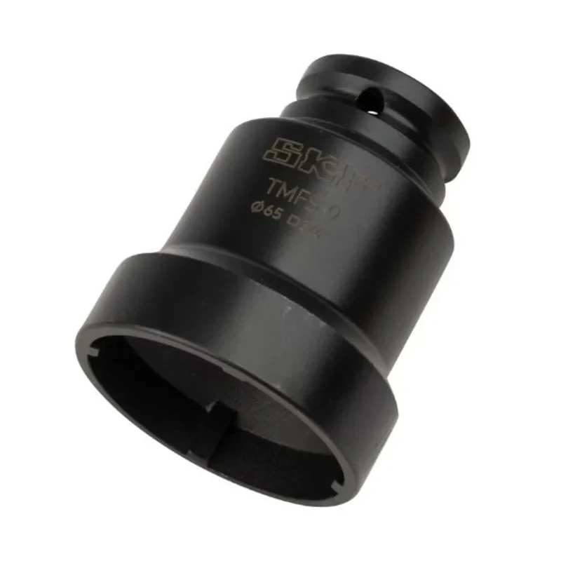 SKF 3/4 in Drive 65 mm Locking Socket Square, Alloy Steel, Black Oxide Finish, 63.0mm Overall Length TMFS 9