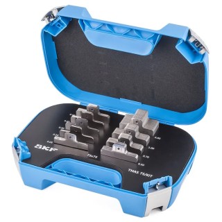 SKF Stainless Steel Shim Kit, Blue, 75mm x 75mm, 170 Sheets, Multiple Thicknesses TMAS 75/KIT