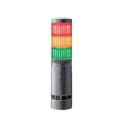 Patlite LA6 Series Clear Signal Tower Alarm, 5 RGB LED Lights, Multifunction, 26.4V DC, IP65 LA6-3DTNWN-RYG
