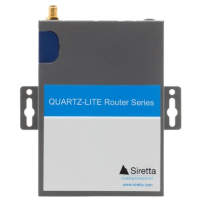 Siretta Industrial LTE Router QUARTZ-LITE-W21-LTE(EU) + ACC, 2 Port LAN, 12V DC, 150Mbps, Wall Mount