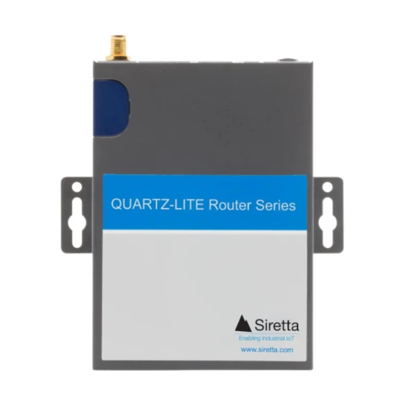 Siretta Industrial LTE Router QUARTZ-LITE-W21-LTE(EU) + ACC, 2 Port LAN, 12V DC, 150Mbps, Wall Mount