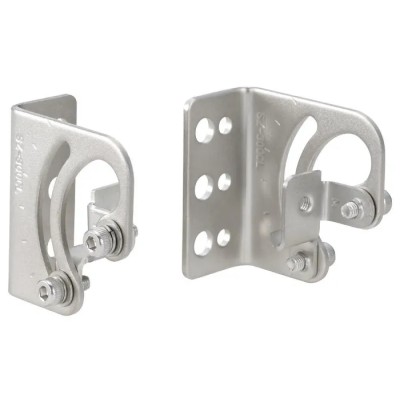 Patlite Angle Adjust Mounting Bracket, Silver, for CLK & CWK Series, LED, SZ-320KS
