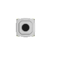 TE Connectivity Tactile Switch, Round Black Actuator, SPST, 50mA 12V DC, Surface Mount, MSLPT5252CL1BTR