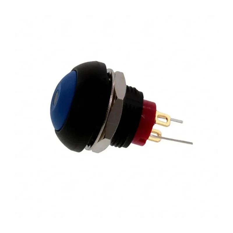 TE Connectivity PB6 Series Illuminated Push Button Switch, On-Off, Panel Mount, 1 NO, Blue LED, IP68, PB6B2FM7M1CAL07