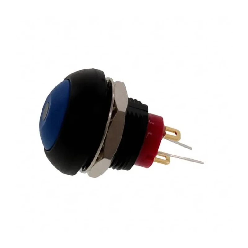 TE Connectivity PB6 Series Illuminated Push Button Switch, On-Off, Panel Mount, 1 NO, Green LED, IP68 PB6B2FM7M1CAL06