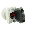 RS PRO Push Button Switch Panel Mount, 23 mm Cutout, Red, SPST, Flush Head, Chrome Plated Zamak, IP65 ECX1