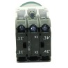 RS PRO Illuminated Push Button Switch, Momentary, Green, 1 NO/1 NC, 23mm, Panel Mount, IP65 Protection ECX1 Series 239-8194