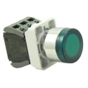 RS PRO Illuminated Push Button Switch, Momentary, Green, 1 NO/1 NC, 23mm, Panel Mount, IP65 Protection ECX1 Series 239-8194