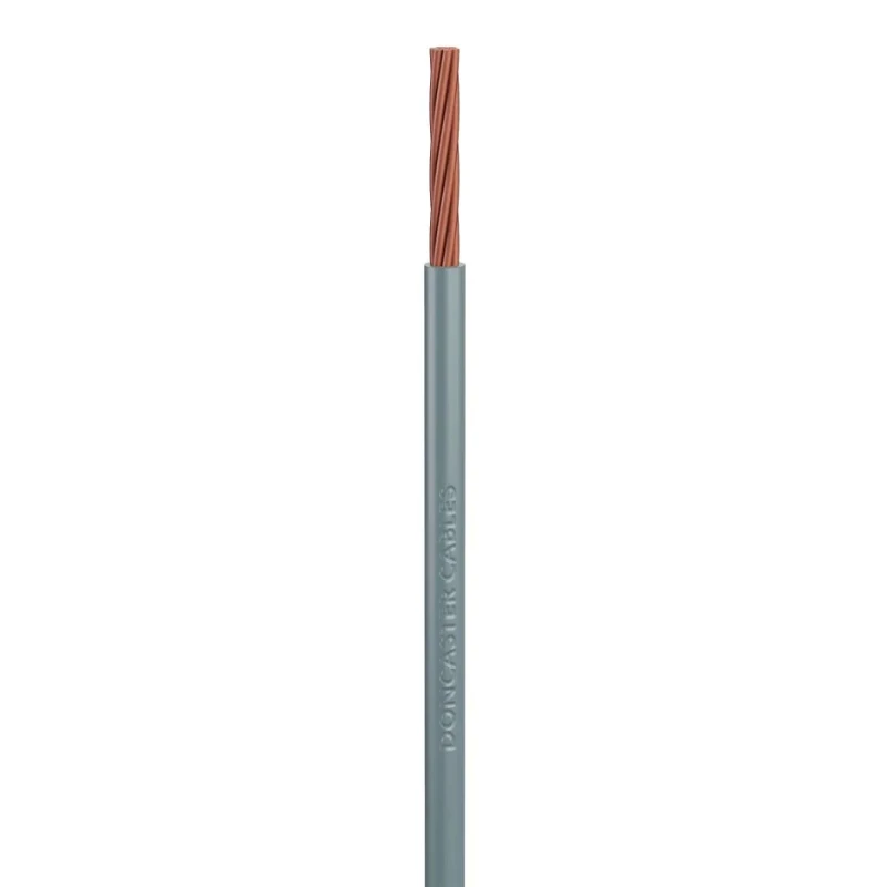 RS PRO Grey Hook Up Wire, 7 x 0.85 mm Core Strands, Polyvinyl Chloride Insulation, 100 m Reel 239-8430