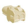 TE Connectivity Universal MATE-N-LOK Female Connector Housing, 2 Way, 1 Row, 6.35 mm Pitch, Panel Mount, Nylon, 1-1703062-2