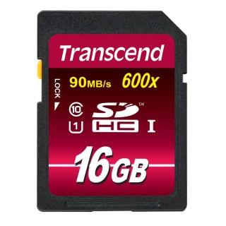 Transcend 16GB SDHC SD Card UHS-I U1 Class 10, MLC NAND, TS16GSDHC10U1