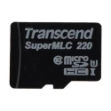 Transcend Industrial Grade microSDHC Card, 8GB, Class 10, UHS-I U1, SuperMLC, -40°C to +85°C TS8GUSD220I