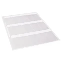 HellermannTyton Cable Labels, Self-Laminating, Polyester, White/Transparent, 19.05 594-51104 TAG133LA4-1104-WHCL-1104-CL/WH