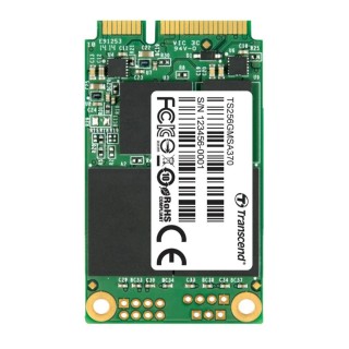 Transcend MSA370 mSATA Internal SSD 256GB, SATA III, MLC NAND Flash 
