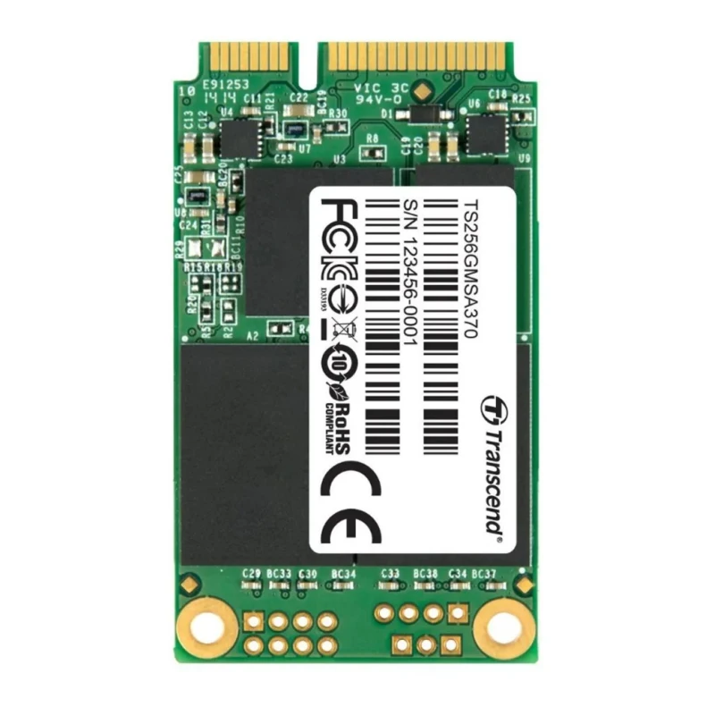 Transcend MSA370 mSATA Internal SSD 256GB, SATA III, MLC NAND Flash 