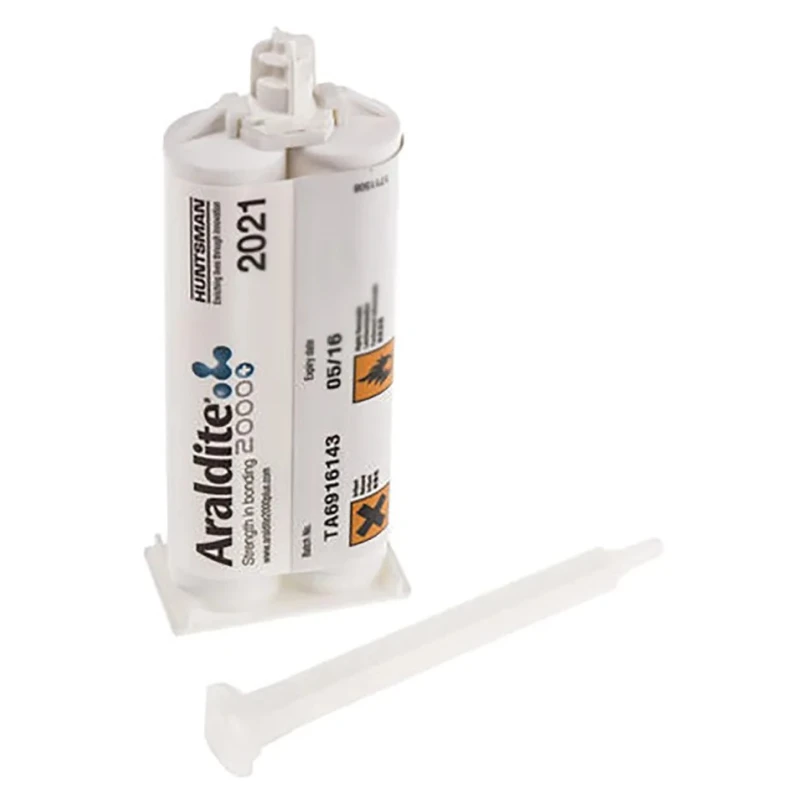 Araldite Acrylic Liquid Adhesive 2021-1 380ml, Green/Yellow, Fast-Setting, High Strength