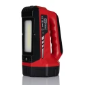 RS PRO Rechargeable LED Hand Lamp, 1300 lm, 3.7V Li-ion, USB Type-C, IPX6, Black/Red 239-7023