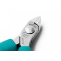 Erem ESD Safe Flush Side Cutter, Oval Head, 106mm, 1.2mm Cutting Capacity, High Grade Tool Steel 622TX