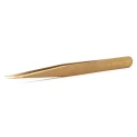 Erem 5in Brass Pointed ESD Safe Tweezer AM