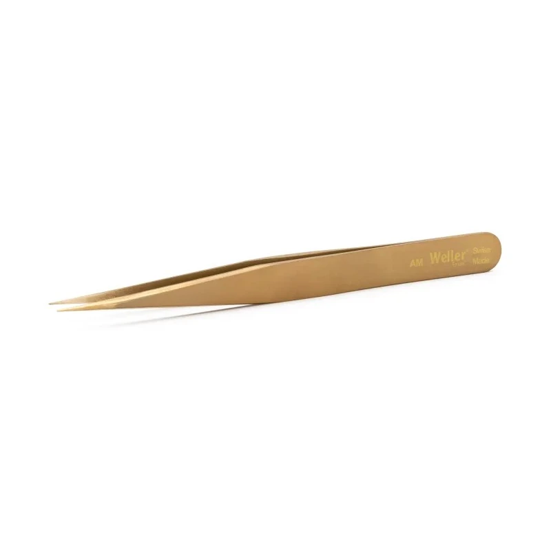Erem 5in Brass Pointed ESD Safe Tweezer AM
