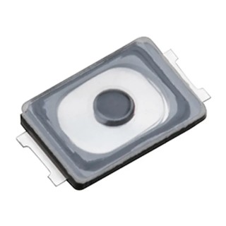 Panasonic Tactile Switch Push Plate SPST, 20mA 15V DC, Surface Mount, IP67, Black, 