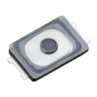 Panasonic Tactile Switch Push Plate SPST, 20mA 15V DC, Surface Mount, IP67, Black, 