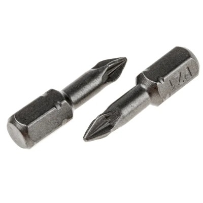 RS PRO Screwdriver Bit Set, PZ1, 1/4 in Hex Drive, 25 mm, 10 Pieces, Torsion Zone, 125-0340