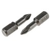 RS PRO Screwdriver Bit Set, PZ1, 1/4 in Hex Drive, 25 mm, 10 Pieces, Torsion Zone, 125-0340