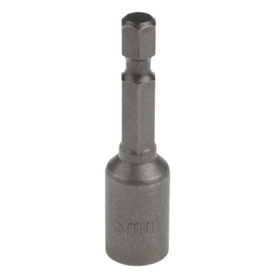 SAM Hex Socket Screwdriver Bit 6.35 mm Hex Drive, 8 mm Tip, 50 mm Length, Magnetic, Single Piece 125-0403