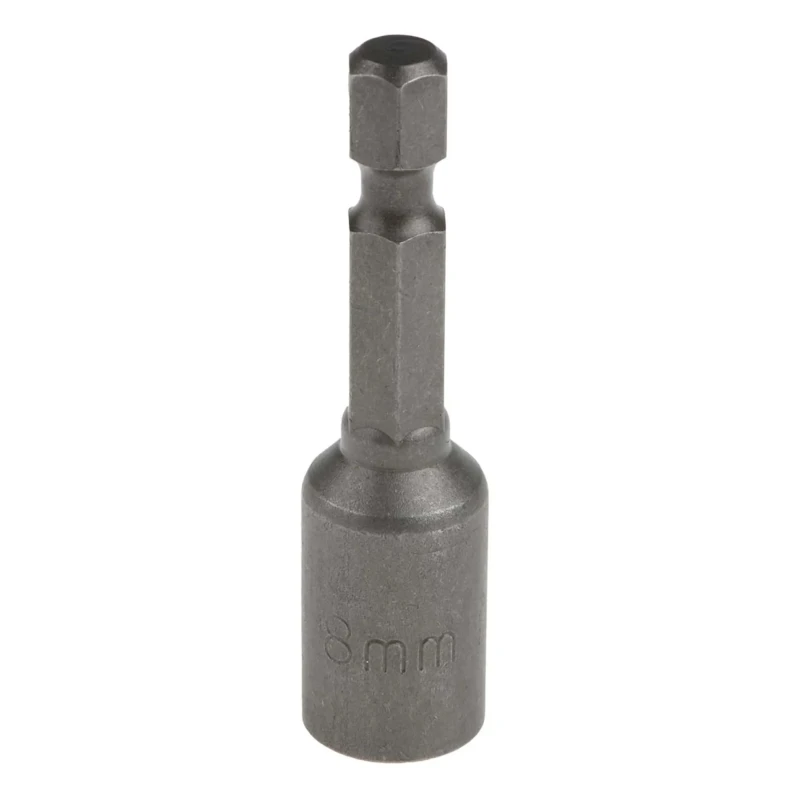 SAM Hex Socket Screwdriver Bit 6.35 mm Hex Drive, 8 mm Tip, 50 mm Length, Magnetic, Single Piece 125-0403