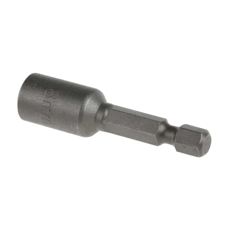 SAM Hex Socket Screwdriver Bit 6.35 mm Hex Drive, 8 mm Tip, 50 mm Length, Magnetic, Single Piece 125-0403