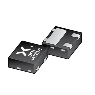 Nexperia Bi-Directional ESD Protection Diode, 3-Pin DFN1412D-3, Surface Mount, PESD2CANFD27U-QCZ