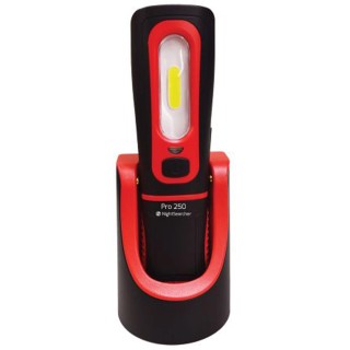 Nightsearcher Rechargeable LED Inspection Lamp 250 lm Hanging Handheld Polycarbonate ABS NSPRO250