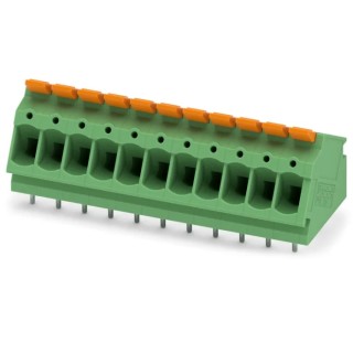 Phoenix Contact LPT Series PCB Terminal Block, 11 Contacts, 5 mm Pitch, Straight, Push-in, 400V, Polyamide, 1190373