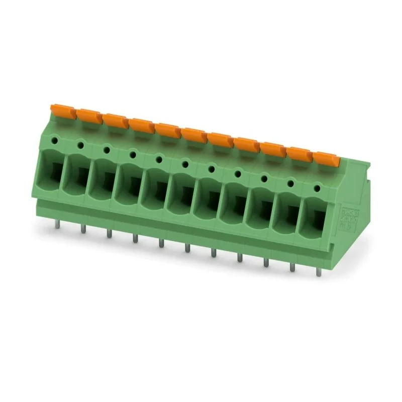 Phoenix Contact LPT Series PCB Terminal Block, 11 Contacts, 5 mm Pitch, Straight, Push-in, 400V, Polyamide, 1190373