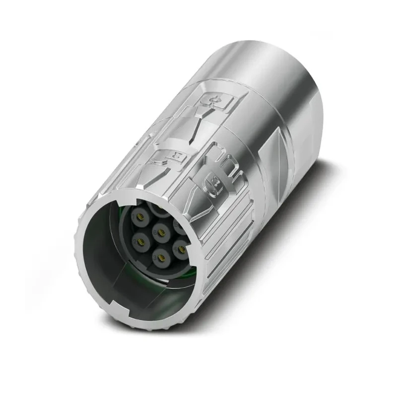 Phoenix Contact Circular Connector, 7 Contacts, Cable Mount, M17, Socket, Female, IP67/IP68, Straight, Crimp 1628989