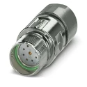 Phoenix Contact M23 Circular Connector, 9 Contacts, Female Socket, Cable Mount, IP66/IP68, 20A, 300V, Gadolinium 1629126
