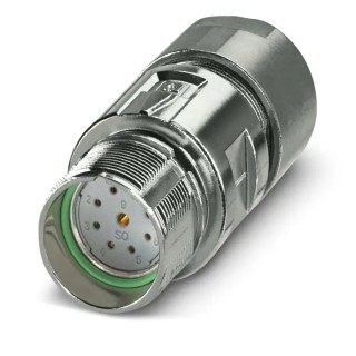 Phoenix Contact M23 Circular Connector, 9 Contacts, Female Socket, Cable Mount, IP66/IP68, 20A, 300V, Gadolinium 1629126