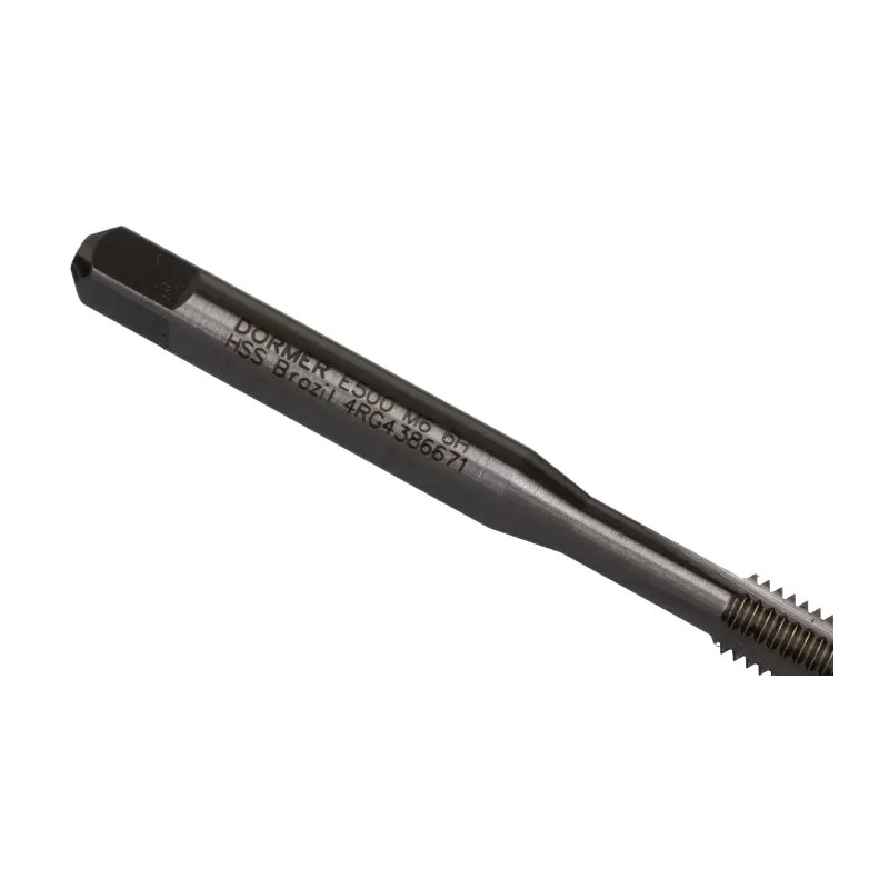 Dormer Threading Tap M6, Metric Standard, HSS, Machine Tap, Straight Flute E500M6NO2